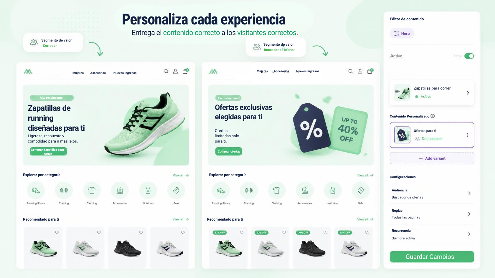 Convertí el comportamiento